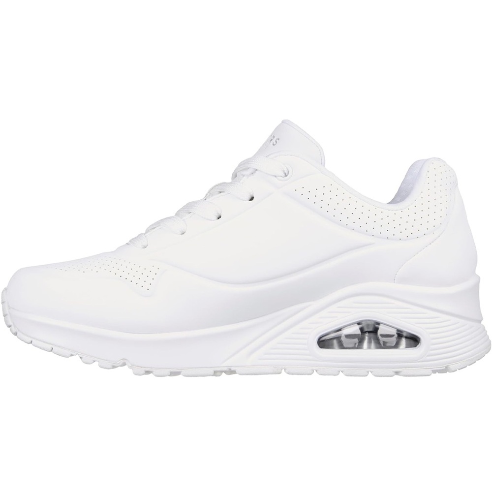 Skechers White Air-Cushioned Sneakers